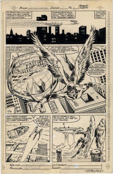 JUSTICE MACHINE#4 p.6 by Bill Reinhold & Mike Gustovich 1982- FREE FORCE picture