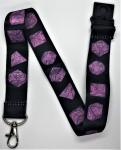 Purple Dice Lanyard