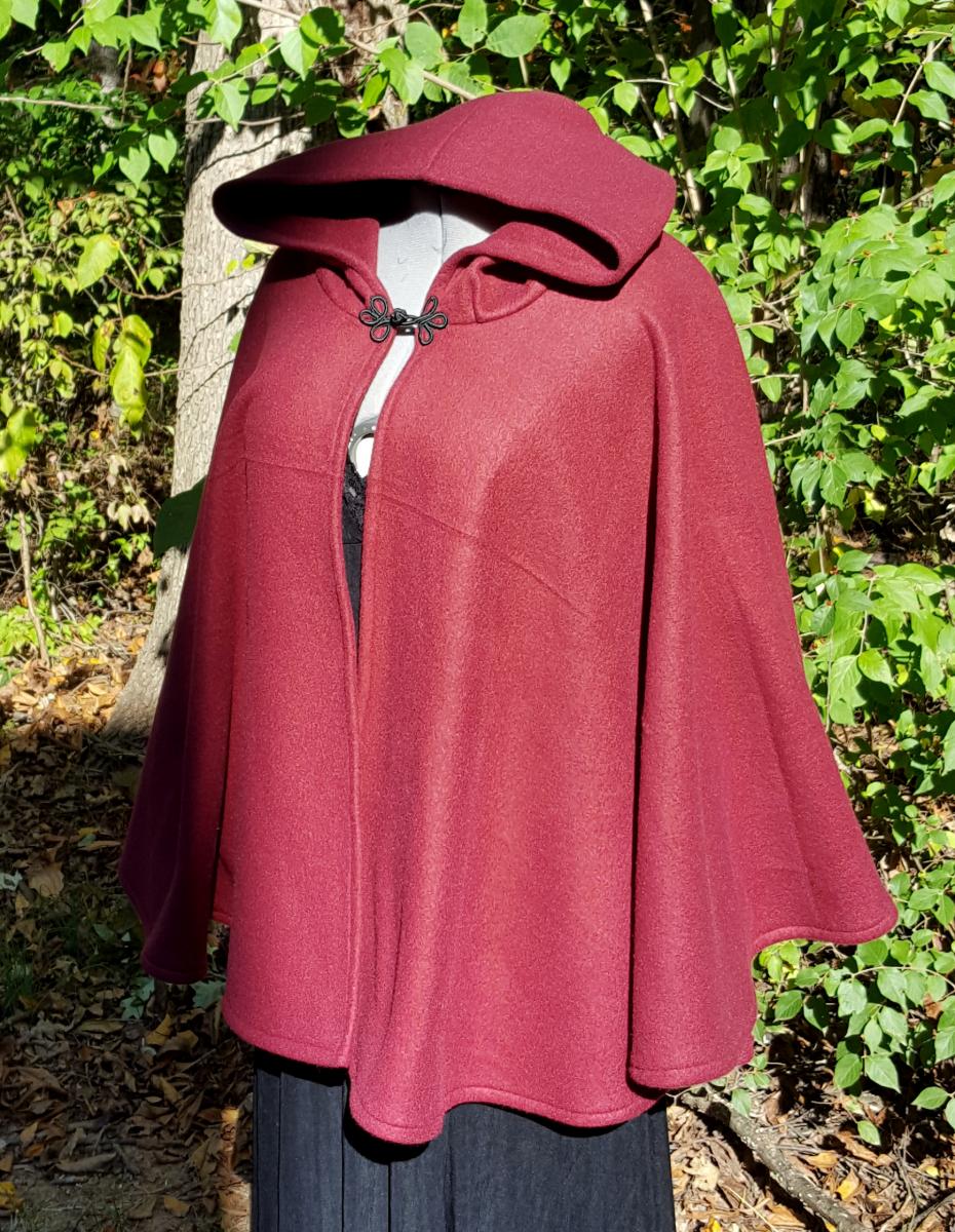 Fleece Short Cloak - Multiple Colors Available - Eventeny