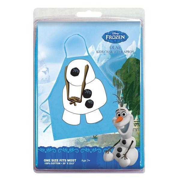 Walt Disney Frozen Movie Olaf Figure Kids Character Cotton Adjustable Apron NEW picture