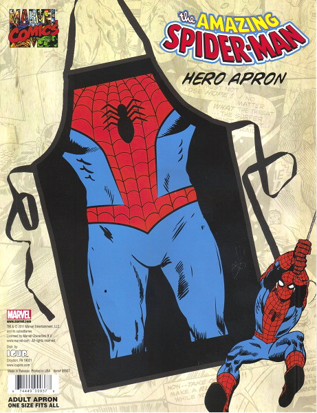 Spider-Man Character Be The Hero Adult Polyester Apron, NEW UNWORN picture