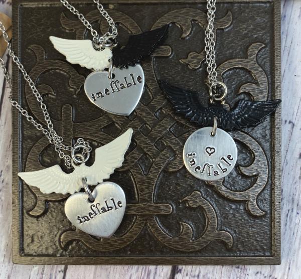 Good Omens necklace- ineffable 3 options shown each sold individually picture