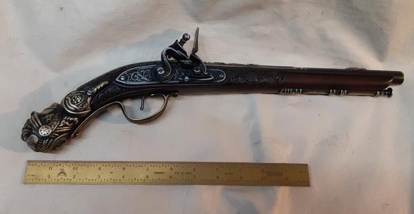 17th Century Aged German Flintlock Pistol picture