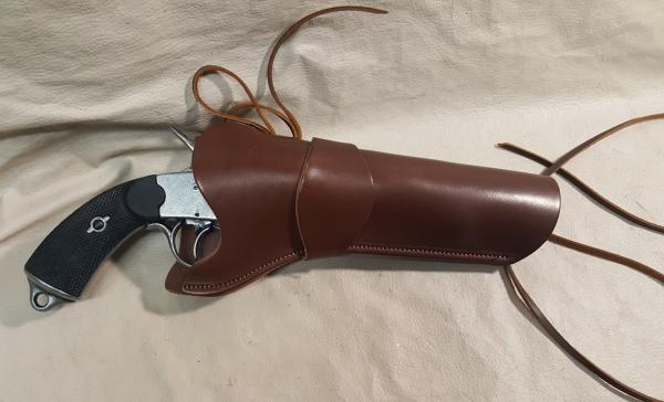 Steampunk 1860 Confederate Le Mat Revolver Non Firing Replica With Holster picture