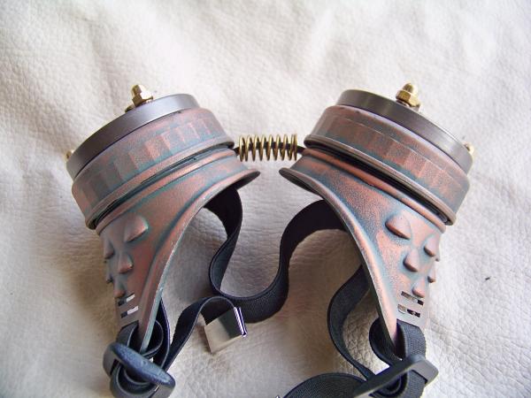 Steampunk Engineer Goggles- Wraith picture