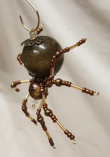 Steampunk Beaded Barn Spider picture