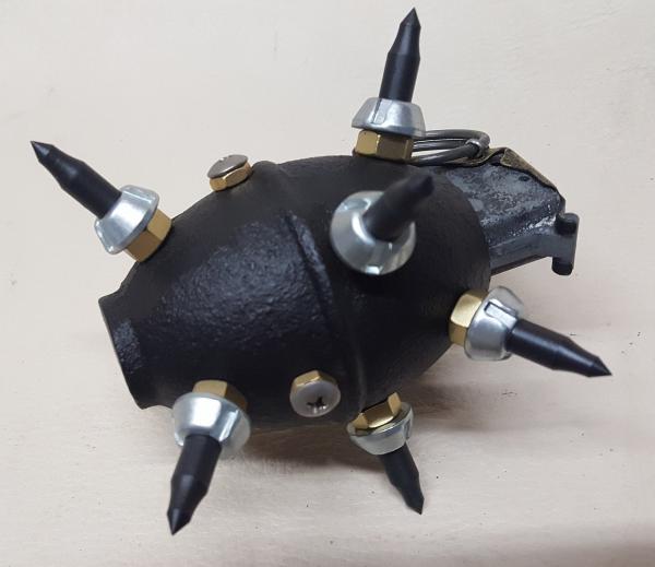 Black Spiked Steampunk Lemon Grenade picture