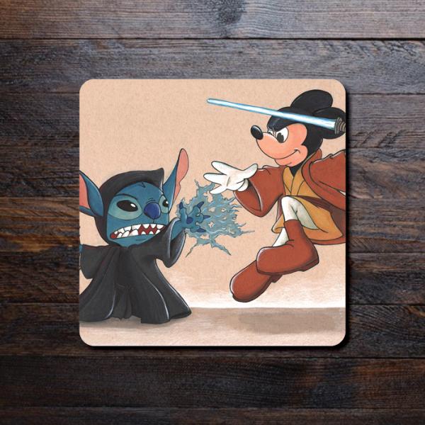 Mickey and Stitch Star Wars Coaster picture