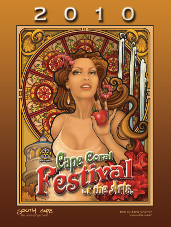 2010 Cape Coral Festival of the Arts Poster