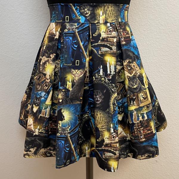 Halloween Black Cat Skirt with POCKETS picture