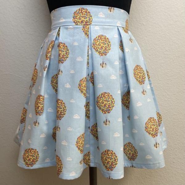 Pixar Up Balloon House Skirt with POCKETS picture