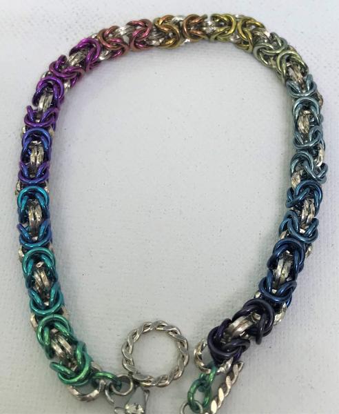 Rainbow Byzantine Bracelet picture