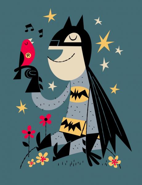 Bat Friends 4-Ever Art Print picture