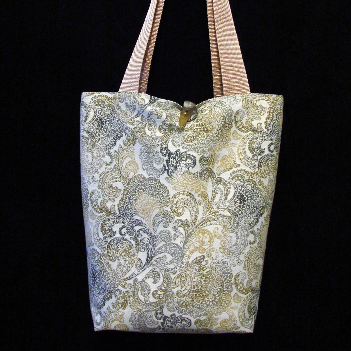 Cloth Handbag w/Inside Lining and 2 Pockets Eventeny