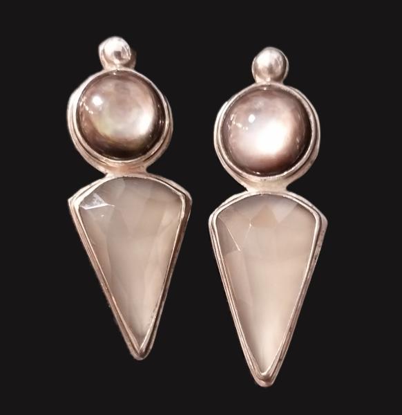 Black Mother-of-Pearl & Moonstone