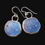 Cast Glass Sand Dollar Dangles