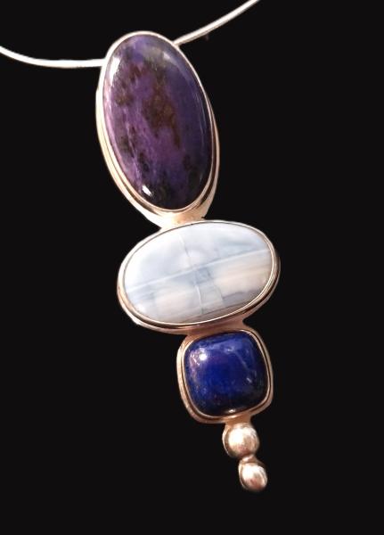 Charoite, Blue Opal & Lapis