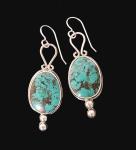 Tibetan Turquoise Dangles