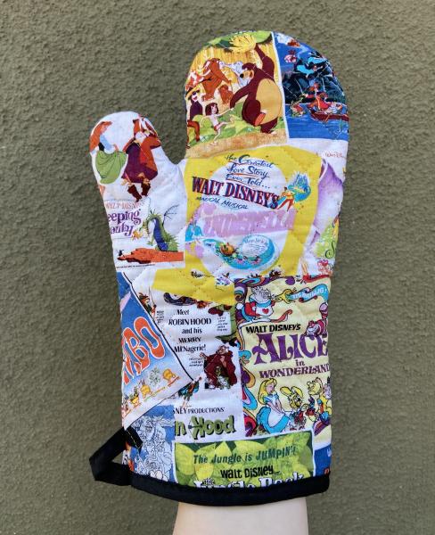 Disney posters oven mitt picture