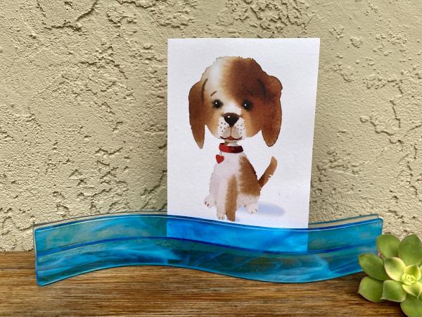 Ocean-Blue Photo Holder - Medium