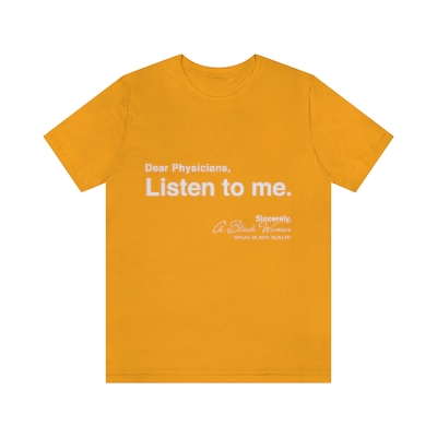 Listen To Me T-shirt-Gold picture