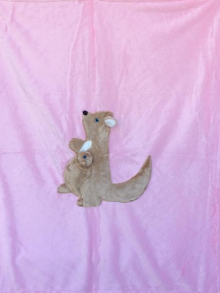 Kangaroo Applique Blanket picture