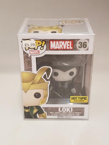 funko pop loki 36 black and white