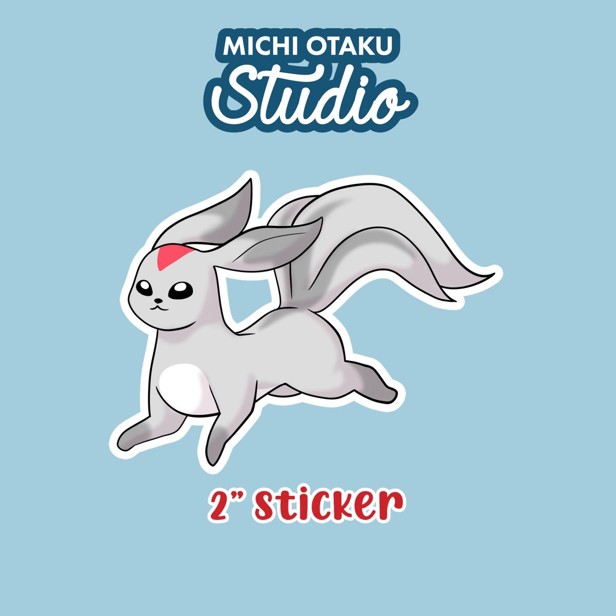 2 Ffxiv Moonstone Carbuncle Die Cut Homemade Stickers Clearance Eventeny