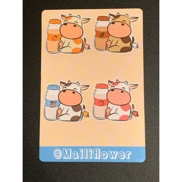 Harvest Moon Cow Sticker Sheet picture