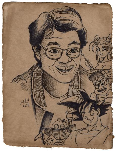 Akira Toriyama tribute picture