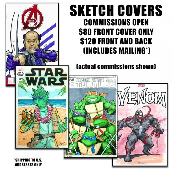 Sketch Variant Commissions (FRONT ONLY) picture