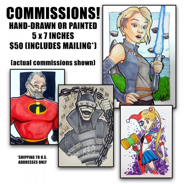 COMMISSIONS - 5 x 7 picture