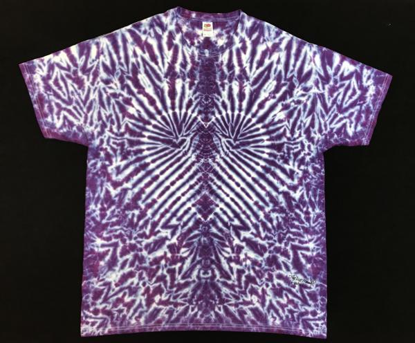 SIZE XL Purple Krackle Custom Heart Tee picture