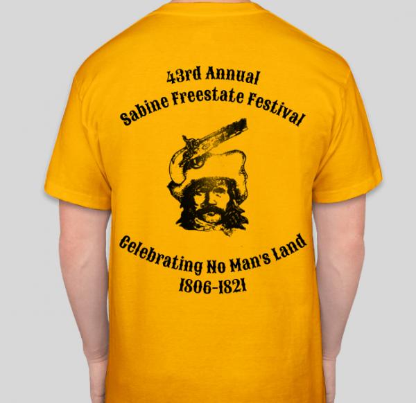 43rd Annual Sabine Freestate Festival T-shirts