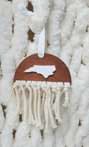 Boho North Carolina ornament