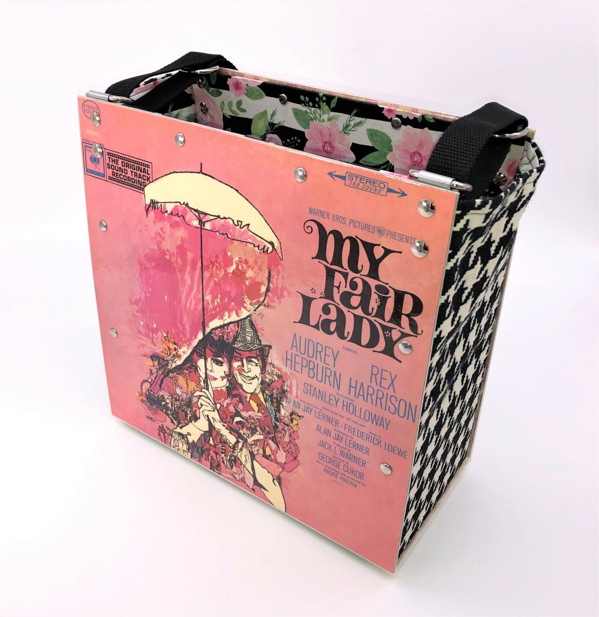 MY FAIR LADY Record Purse Handcrafted from Album and Vinyl LP Audrey Hepburn