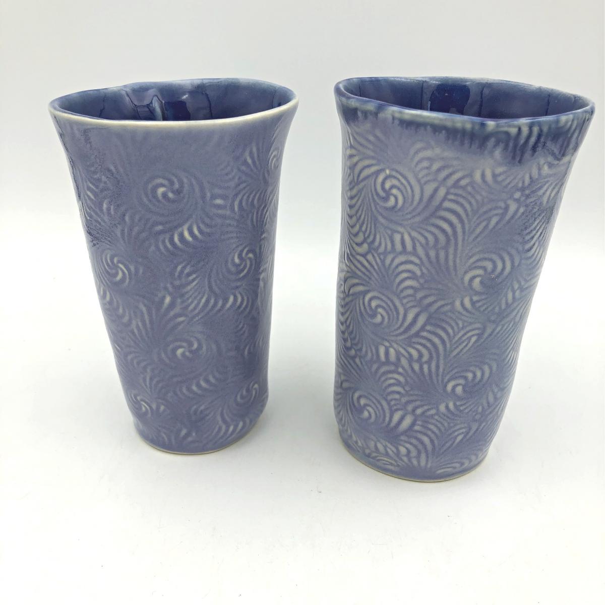 Small Handbuilt Pottery Tumbler/Vase - Eventeny