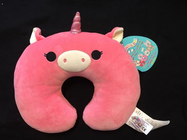 Squishmallows Neck Pillow Zoe the Pink Unicorn picture