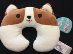 Squishmallows Neck Pillow Reginald the Corgi Dog