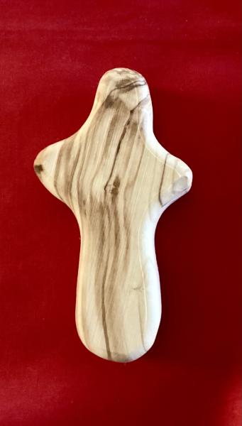 Olive Wood Hand Cross picture