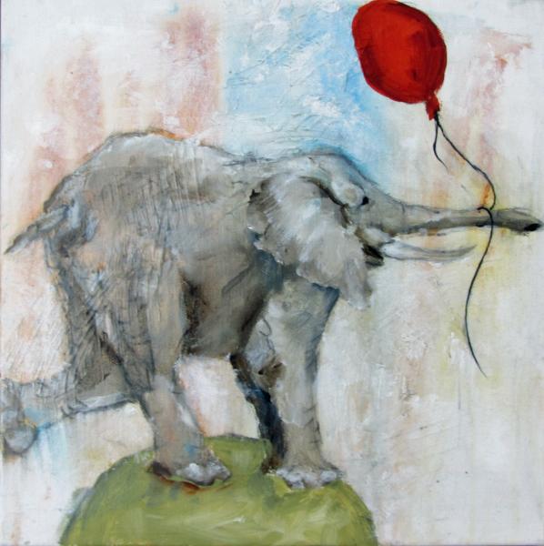 Elephant with a Balloon picture
