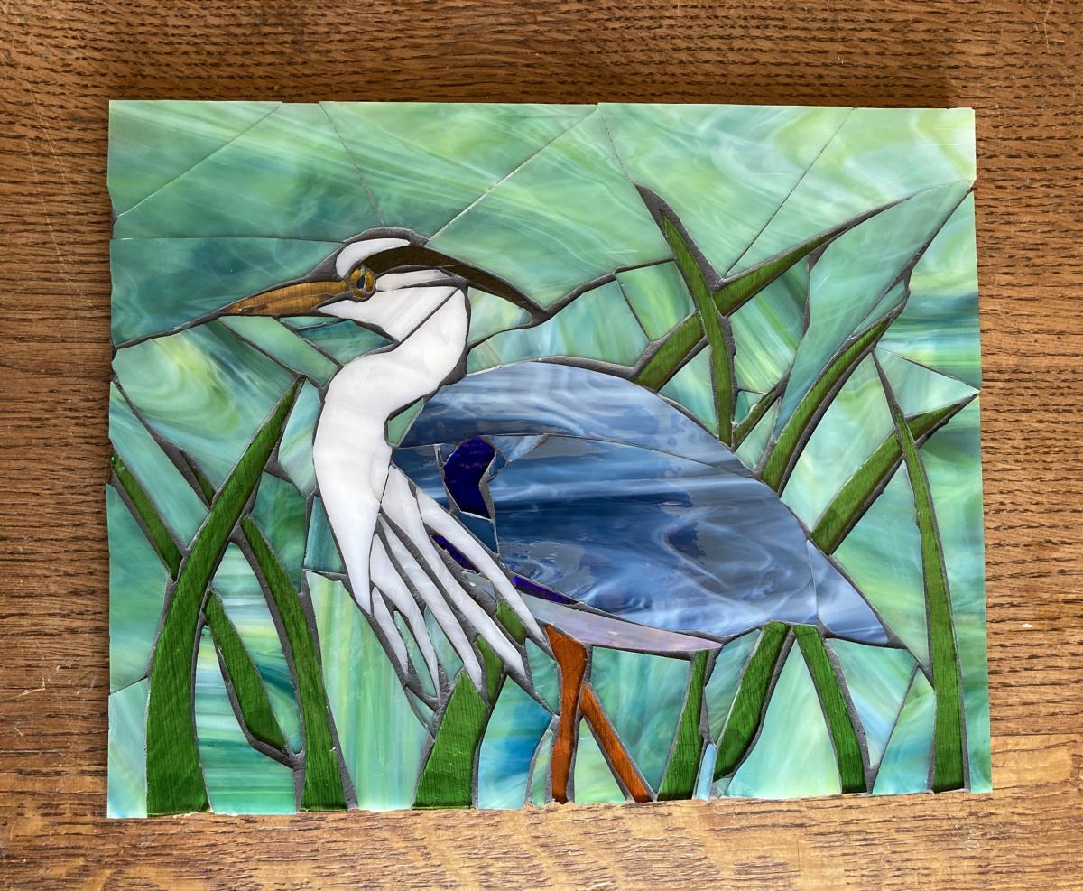 Great Blue Heron Mosaic - Eventeny