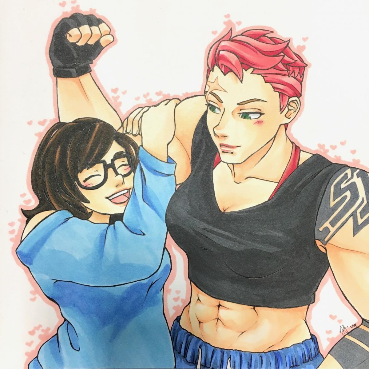 Mei x zarya