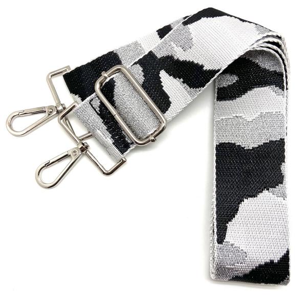 Camo in Canvas White & Metallic Silver picture