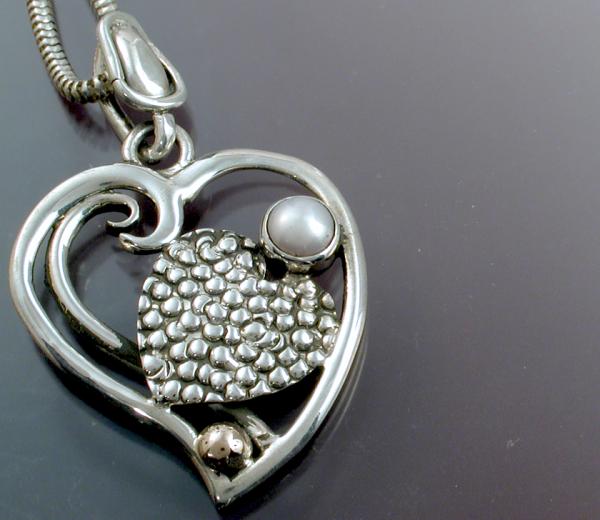 A Heart In Heart Pendant