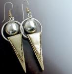 Silver & Brass Earrings