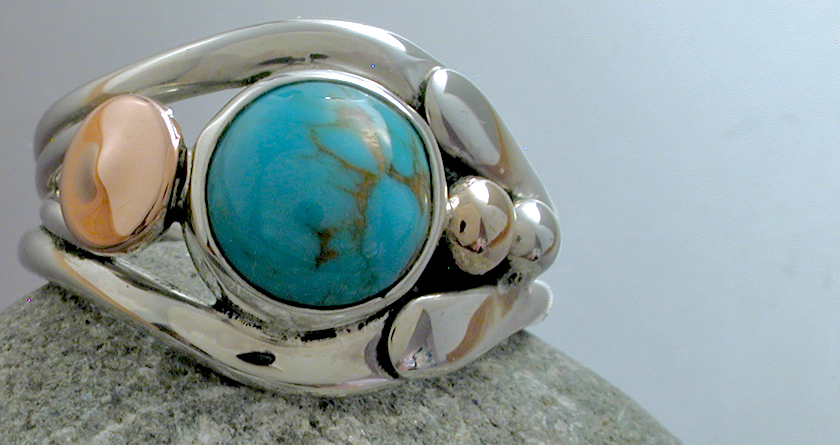 Turquoise Side Join Ring