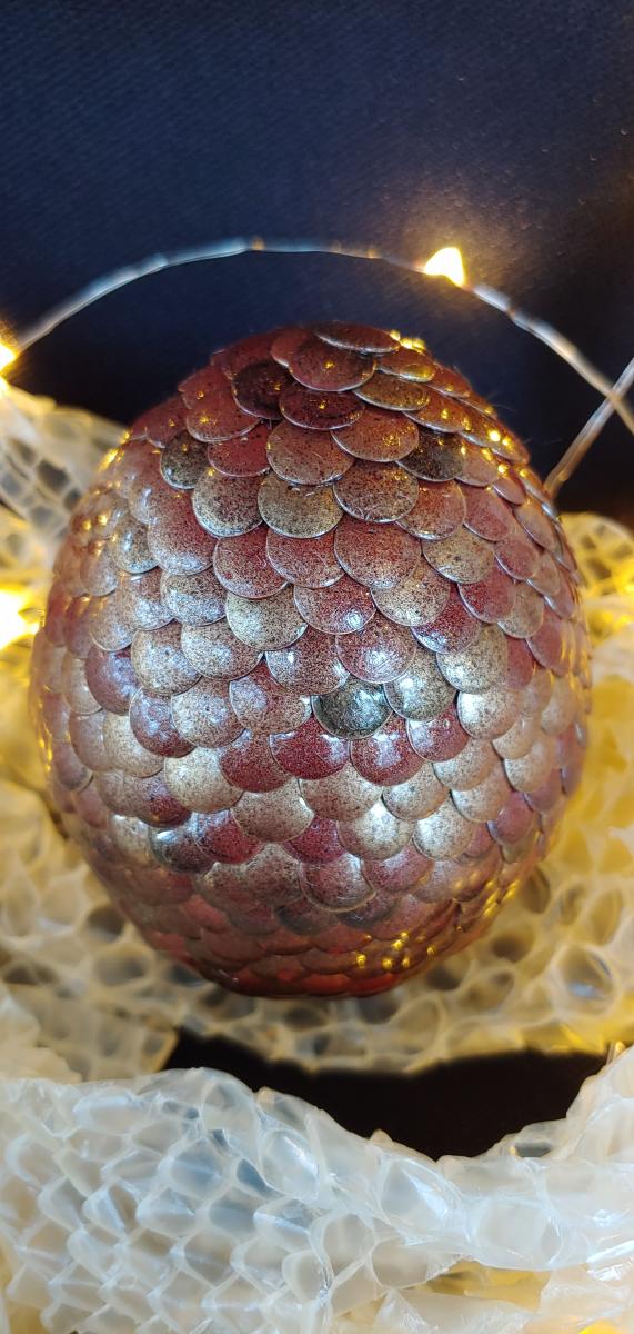 Copper Fire Dragon Egg - Small - Eventeny