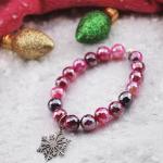 Let It Snow Mystic Agate Bracelet by Nellement