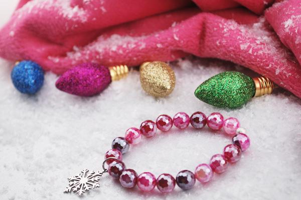 Let It Snow Mystic Agate Bracelet by Nellement picture